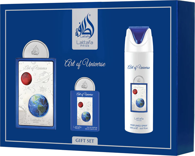 Art of Universe — Coffret Parfum Lattafa Pride (100ml + 20ml + Déodorant 200ml) Lattafa Pride